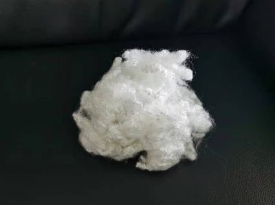 Antibacterial polyester hollow staple fiber